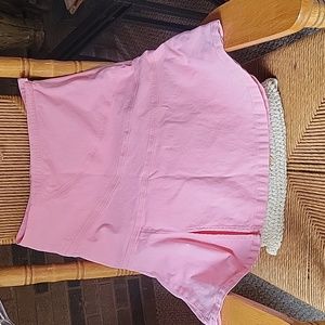 Vintage Zena pink denim skirt, size 28 waist